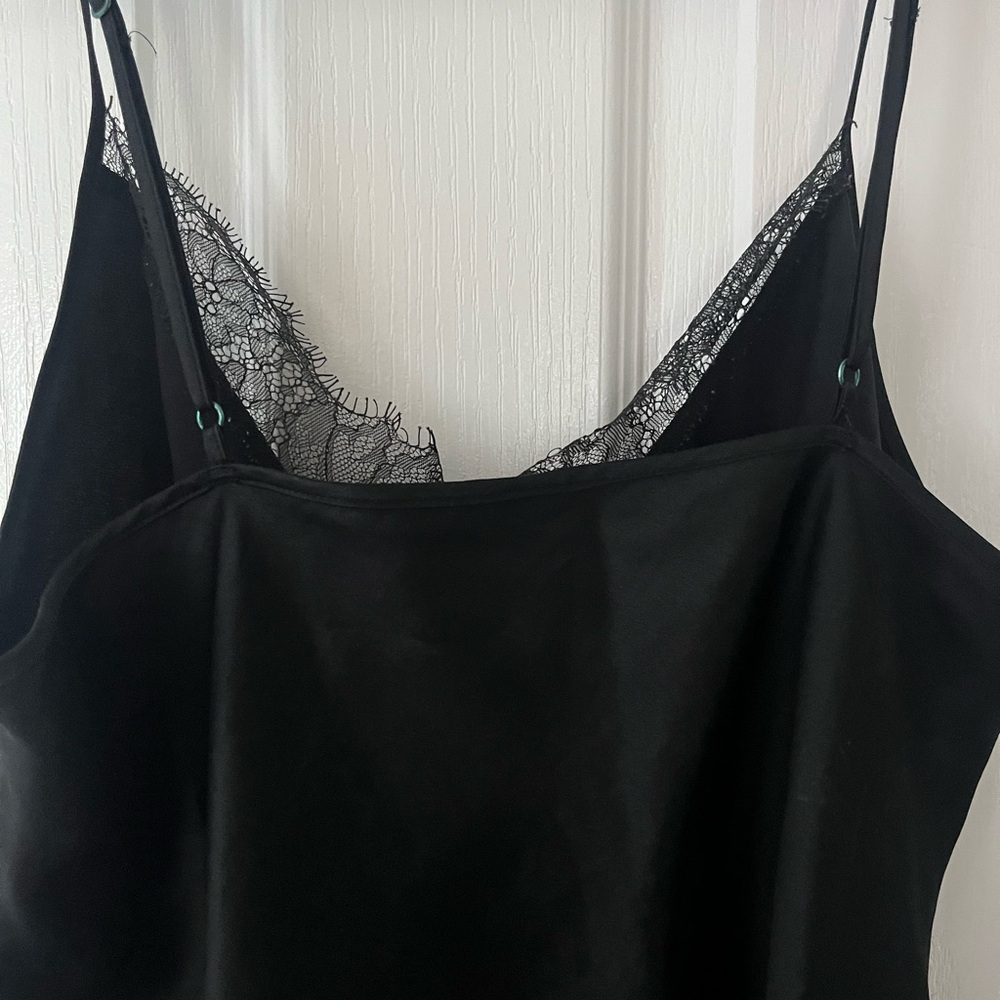 Victoria’s Secret Black Satin Lace Camisole - Picture 7 of 7
